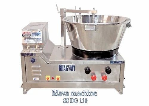 120 LPH SS Semi Automatic Milk Mawa Making Machine by Bhagawati Engg. Works, Talaja