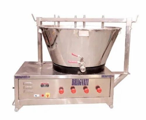40 LPH SS Khoya Making Machine by Bhagawati Engg. Works, Talaja